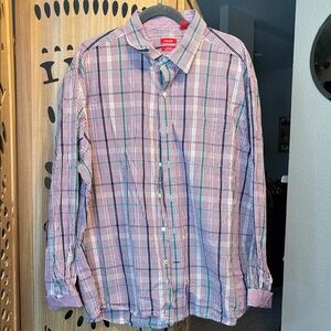 Izod Men's Multicolor Plaid Shirt